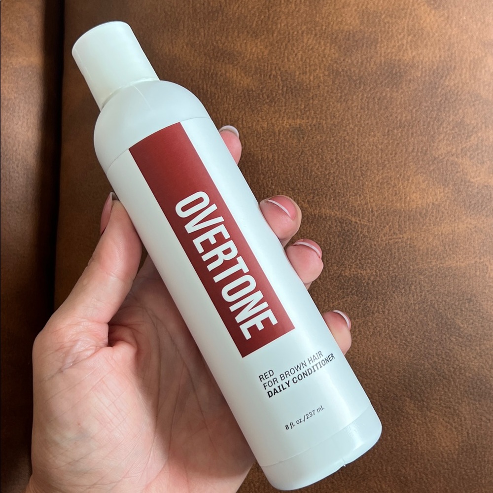 🪅OVERTONE Red For Brown Hair Coloring and Daily Conditioners NWOB